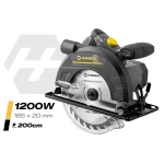 Pilarka tarczowa do drewna 1200 W Humberg HM-420 piła z prowadnicą odsysanie pyłu