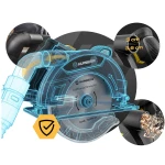 Pilarka tarczowa do drewna 1200 W Humberg HM-420 piła z prowadnicą odsysanie pyłu