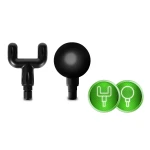 Pistolet do masażu ciała masażer 6 nakładek NS-504 Neo-sport czarny