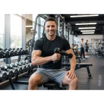 Pistolet do masażu ciała masażer 6 nakładek NS-504 Neo-sport czarny