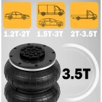 Podnośnik samochodowy pneumatyczny 3,5 t Humberg HM-382