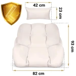 Poduszka do fotela wiszącego Luisiana Sofotel ecru