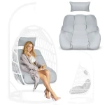 Poduszka do fotela wiszącego Luisiana Sofotel szara