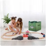 Pojemnik na zabawki i mata NK-408 Nukido - zielony