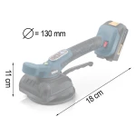 Przyssawka wibrująca do płytek próżniowa elektryczna do 100 kg Humberg HM-160