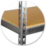 Regał metalowy magazynowy 183 x 90 x 40 cm Humberg HR-853 srebrny