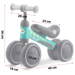 Rowerek biegowy trójkołowy dla dzieci Ricokids