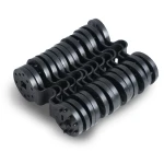 Siatka cieniująca 1,2x50m 140g/m2 + 50 zacisków zielona