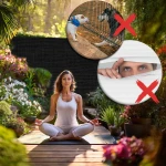 Siatka cieniująca 1,5x25m 140g/m2 + 50 zacisków szara