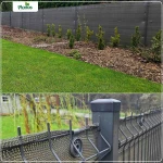 Siatka cieniująca 1,5x50m 110g/m2 + 50 zacisków szara