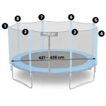 Siatka zewnętrzna do trampolin 435cm 14ft Neo-Sport