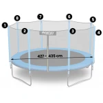 Siatka zewnetrzna Neosport 435cm 14ft 8sł