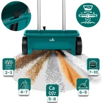 Siewnik do trawy nasion rozsiewacz nawozu ręczny 12l Plonos PL-980