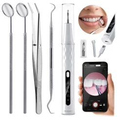 Skaler ultradźwiękowy kamera do zębów 4 tryby do usuwania kamienia LED Berdsen BD-250