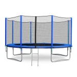 Słupek do trampoliny z siatką zewnętrzną 8-15ft niebieski Neo-Sport