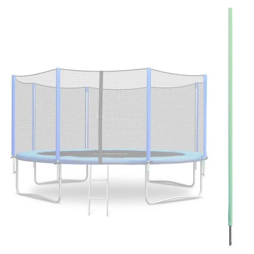 Słupek do trampoliny z siatką zewnętrzną 8-15ft zielony Neo-Sport