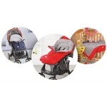 śpiworek do wózka, sanek 96 x 45 cm Ricokids Drimi czerwony