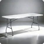 Stół cateringowy ogrodowy składany 180 cm Plonos biały