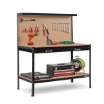 Stół roboczy warsztat z szufladą Humberg HM-590 czarny