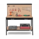 Stół roboczy warsztat z szufladą Humberg HM-590 czarny