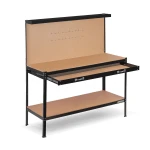 Stół roboczy warsztat z szufladą Humberg HM-590 czarny