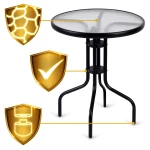 Stolik ogrodowy okrągły 60 x 71 cm Sofotel SO-981 