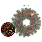 Stroik świąteczny 45 cm z lampkami LED Plonos 4835