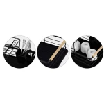 Suszarka do naczyń dwupoziomowa MS-601 Massido czarna