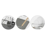 Suszarka do naczyń dwupoziomowa MS-601 Massido szara