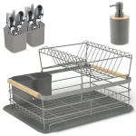 Suszarka do naczyń dwupoziomowa MS-601 Massido szara