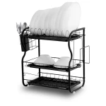 Suszarka do naczyń trzypoziomowa MS-603 Massido czarna