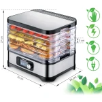 Suszarka do żywności Berdsen BD-690 srebrna