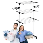 Suszarka na pranie stojąca rozkładana Delia biała 15 m.b.