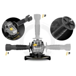 Szlifierka kątowa diax 900W regulacja obrotów 10 tarcz 125mm mocna kątówka Humberg HM-410