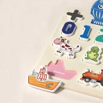 Tablica edukacyjna cyfry, zwierzaki i pojazdy Ricokids 781400