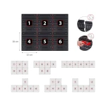 Tablica narzędziowa warsztatowa 96 x 76 cm Humberg HM-581