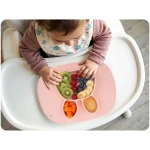 Talerzyk dla dzieci silikonowy do karmienia Królik Ricokids