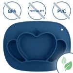 Talerzyk dla dzieci silikonowy do karmienia korona Ricokids