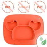 Talerzyk dla dzieci silikonowy do karmienia krab Ricokids