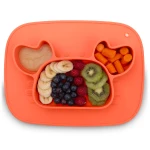 Talerzyk dla dzieci silikonowy do karmienia krab Ricokids