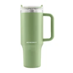 Termos próżniowy kubek ze słomką 1180 ml Berdsen zielony