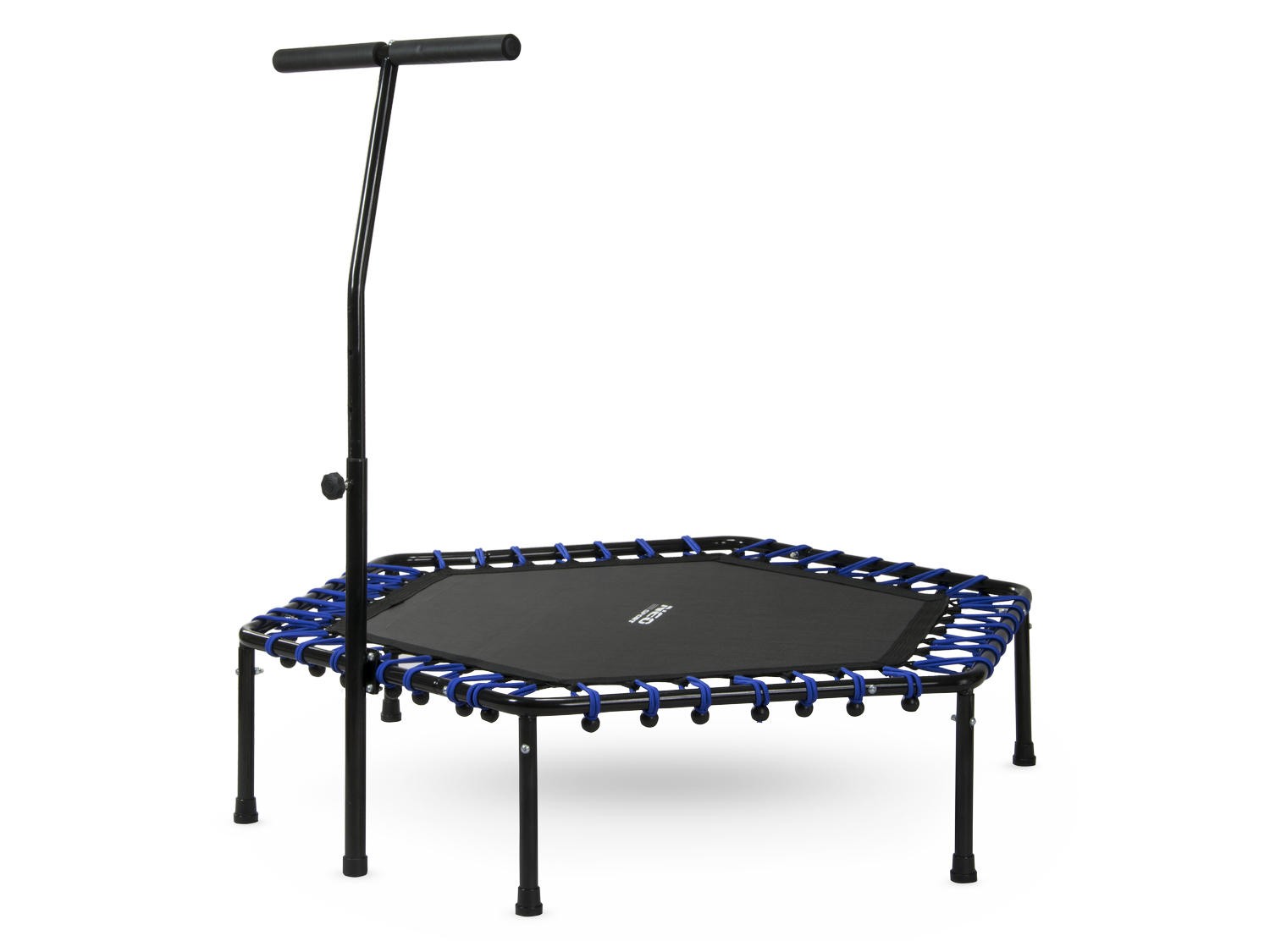 Trampolina fitness 127 cm sześciokątna z uchwytem Neo-Sport