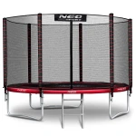 Trampolina ogrodowa 10ft/312cm z siatką zewnętrzną i drabinką Neo-Sport