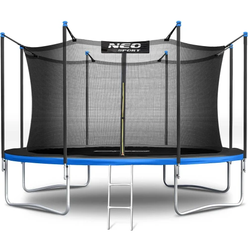 Trampolina ogrodowa 12ft/374cm z siatką wewnętrzną i drabinką Neo-Sport