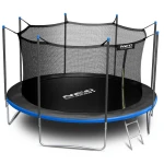 Trampolina ogrodowa 12ft/374cm z siatką wewnętrzną i drabinką Neo-Sport