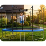 Trampolina ogrodowa 12ft/374cm z siatką wewnętrzną i drabinką Neo-Sport