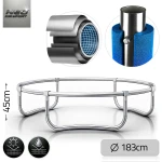 Trampolina ogrodowa 6ft/183cm z siatką wewnętrzną i drabinką Neo-Sport