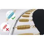 Trampolina ogrodowa 6ft/183cm z siatką wewnętrzną i drabinką Neo-Sport