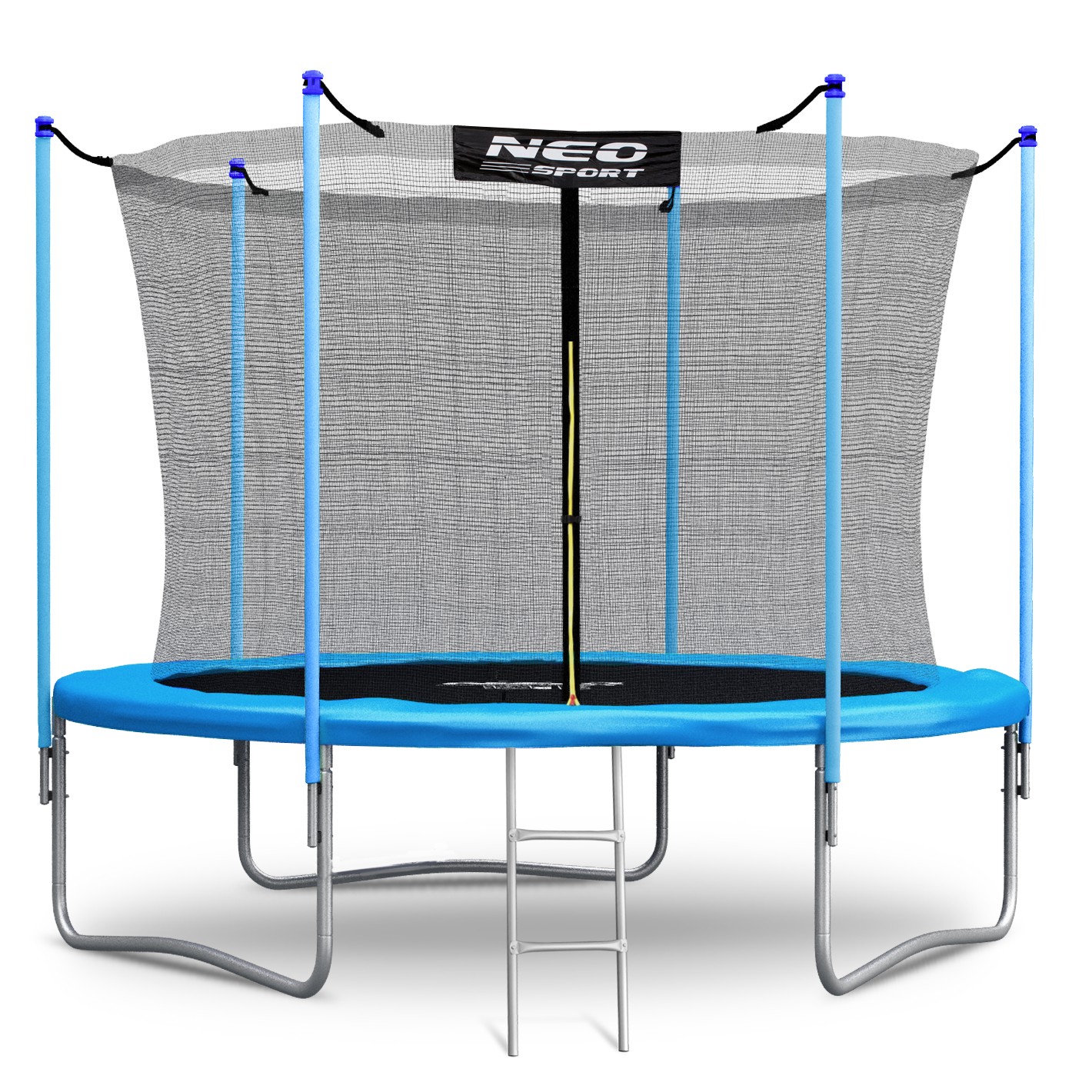 Trampolina ogrodowa 8ft/252cm z siatką wewnętrzną i drabinką Neo-Sport