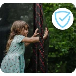 Trampolina ogrodowa 8ft/252cm z siatką zewnętrzną i drabinką Neo-Sport